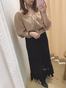 かなみさん（レディース・156cm）の春コーディネート