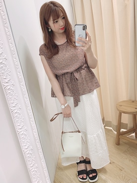 かなみさん（レディース・156cm）の夏コーディネート