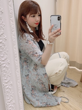 「GU（ジーユー）のアイテム（シューズ）」を使った、かなみさん（レディース・155cm）の夏コーディネート