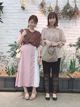 かなみさん（レディース・156cm）の夏コーディネート