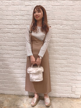 かなみさん（レディース・156cm）の夏コーディネート