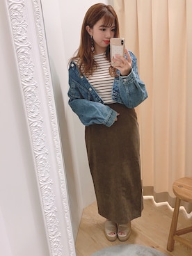 かなみさん（レディース・156cm）の夏コーディネート