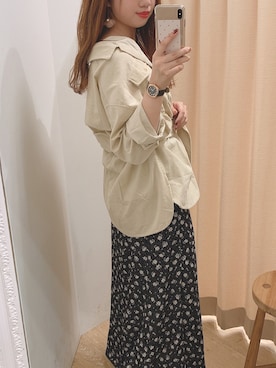 かなみさん（レディース・156cm）の秋コーディネート