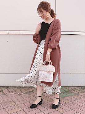 かなみさん（レディース・156cm）の秋コーディネート