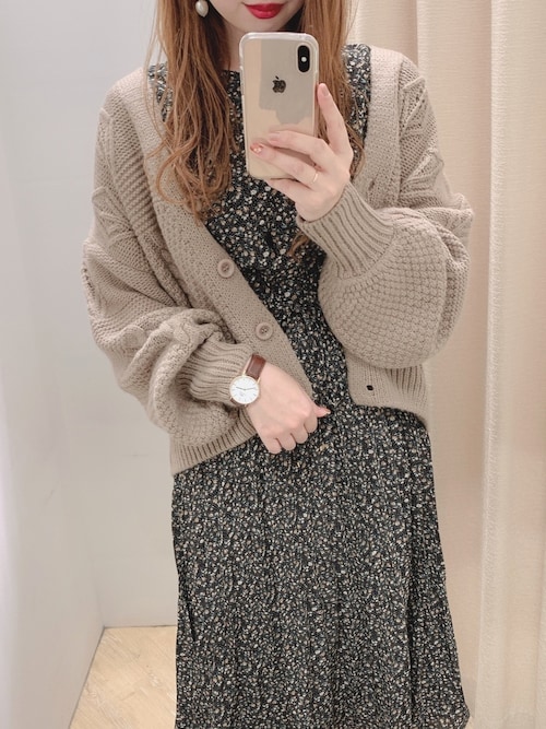 natural couture���Ȃ݂���̃J�[�f�B�K��/�{�����u���҂݃V���[�g�J�[�f�B�K���inatural couture�b�i�`�������N�`���[���j�v���g�����R�[�f�B�l�[�g