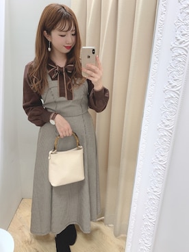 かなみさん（レディース・156cm）の秋コーディネート