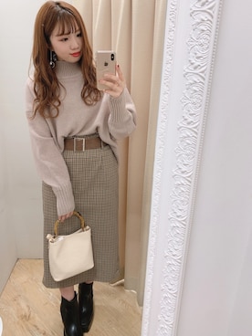 かなみさん（レディース・156cm）の秋コーディネート