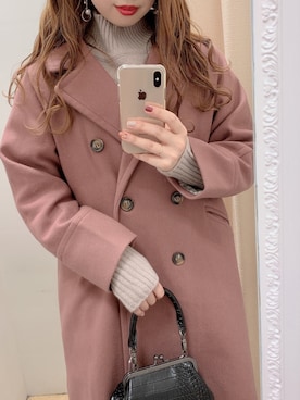 かなみさん（レディース・156cm）の冬コーディネート