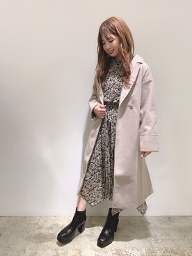 かなみさん（レディース・156cm）の冬コーディネート