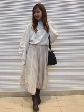 かなみさん（レディース・156cm）の冬コーディネート