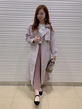 かなみさん（レディース・156cm）の春コーディネート