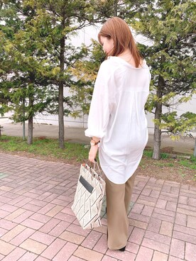 かなみさん（レディース・156cm）の春コーディネート