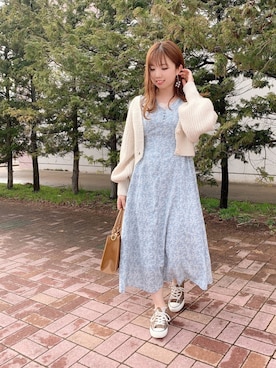 かなみさん（レディース・156cm）の春コーディネート