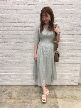 かなみさん（レディース・156cm）の春コーディネート