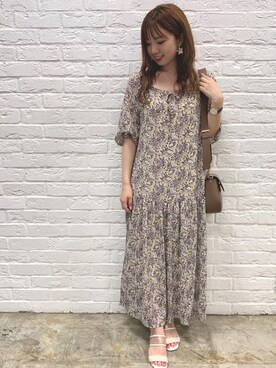 かなみさん（レディース・156cm）の春コーディネート