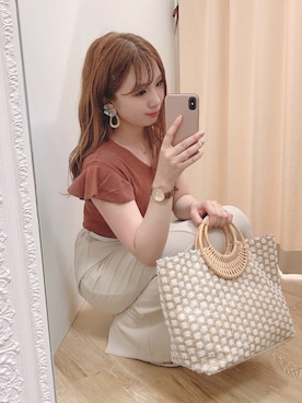 かなみさん（レディース・156cm）の夏コーディネート