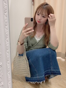 かなみさん（レディース・156cm）の夏コーディネート