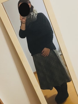 「アイテム（マタニティウェア/グッズ、グレー系）」を使った、ハイスト★ゼンさん（レディース・162cm）の秋コーディネート