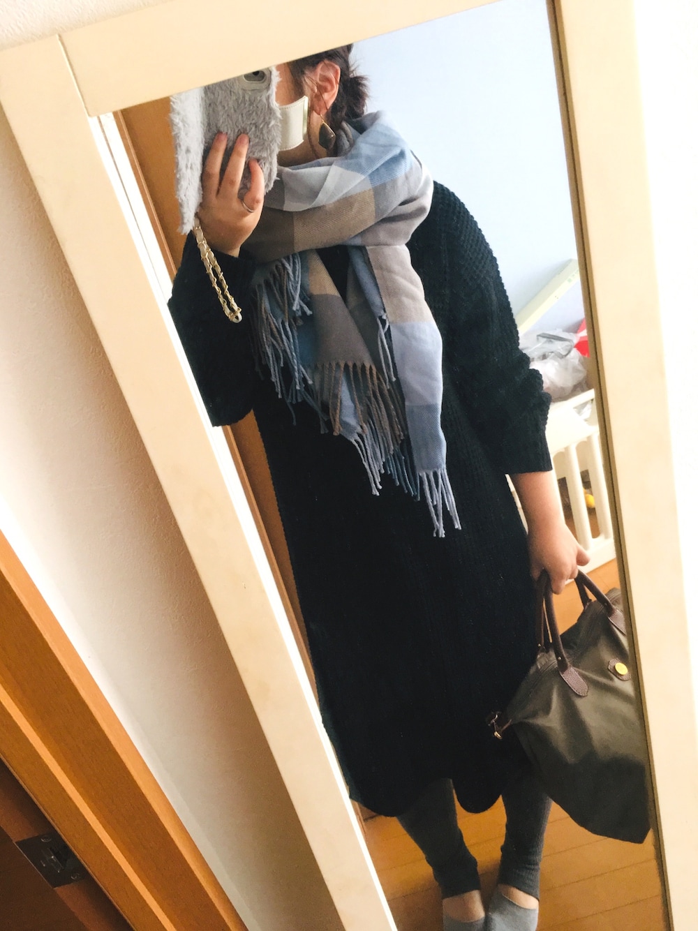 Gu ジーユー のワッフルワンピースがあつい 気になるサイズ感や まねしたくなるオシャレコーデもご紹介 Unisize ユニサイズ