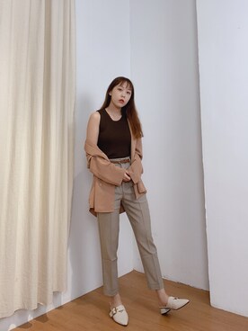 「working style」｜「アイテム（その他）」を使った、HsinYu 🇹🇼さん（レディース・158cm）の夏コーディネート