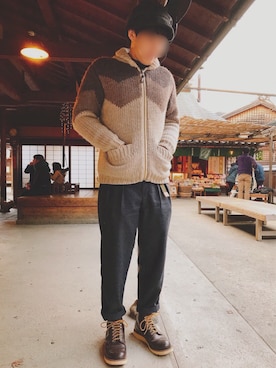 「STILL BY HAND」｜「アイテム（その他アウター）」を使った、やまね(社会人コーデ)さん（メンズ・170cm）の冬コーディネート