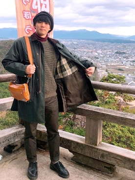 「STILL BY HAND」｜「アイテム（その他アウター）」を使った、やまね(社会人コーデ)さん（メンズ・169cm）の冬コーディネート