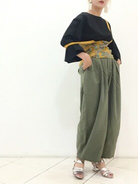 箕山さん（レディース・164cm）の春コーディネート