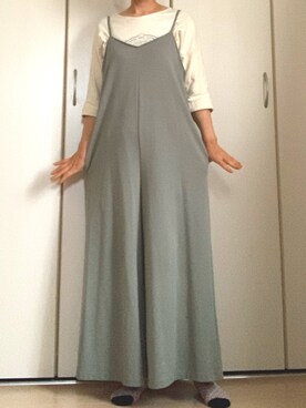 「NOMBRE IMPAIR（ノンブルアンペール）のアイテム（Tシャツ/カットソー）」を使った、ボルティモアさん（レディース・153cm）の夏コーディネート