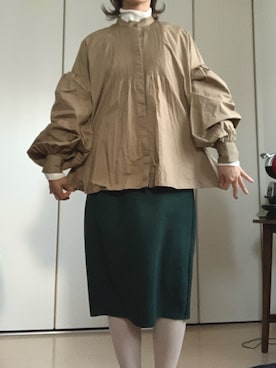 「MIDIUMISOLID」｜ボルティモアさん（レディース・153cm）の秋コーディネート