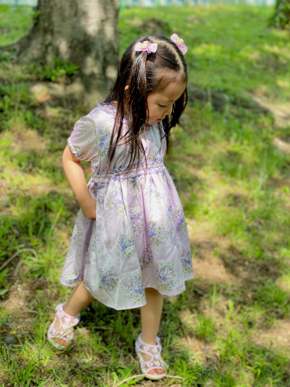 おしゃれ 半袖 ワンピース 花柄 ピンク コーディネート 花柄 ワンピース ドレス ピンク 半袖 ロング 春 夏 レトロ