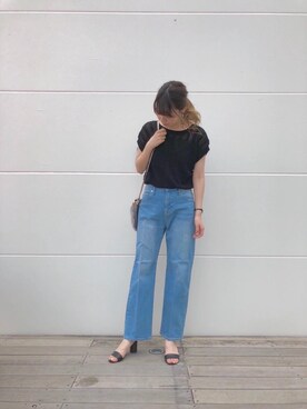 ルクールブランピオレ姫路店スタッフさん（レディース・167cm）の夏コーディネート