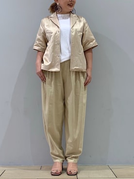 五十嵐 あやさん（レディース・160cm）の夏コーディネート