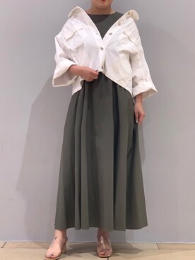 「Lui's（ルイス）のアイテム（その他アウター）」を使った、五十嵐 あやさん（レディース・160cm）の夏コーディネート