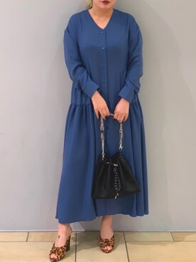 「ithelicy（イザリシー）のアイテム」を使った、五十嵐 あやさん（レディース・160cm）の春コーディネート