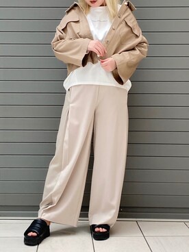 「Lui's（ルイス）のアイテム（その他アウター）」を使った、五十嵐 あやさん（レディース・160cm）の春コーディネート