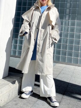 「Lui's（ルイス）のアイテム（その他アウター）」を使った、五十嵐 あやさん（レディース・160cm）の春コーディネート