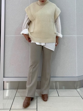 「CLANE（クラネ）のアイテム（トップス）」を使った、五十嵐 あやさん（レディース・160cm）の秋コーディネート