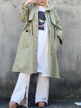 「Lui's（ルイス）のアイテム（その他アウター）」を使った、五十嵐 あやさん（レディース・160cm）の春コーディネート