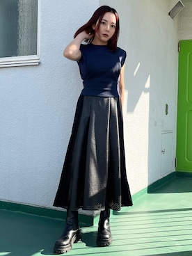 五十嵐 あやさん（レディース・160cm）の冬コーディネート