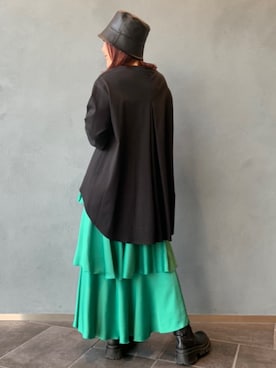 「Lui's（ルイス）のアイテム（帽子）」を使った、五十嵐 あやさん（レディース・160cm）の冬コーディネート