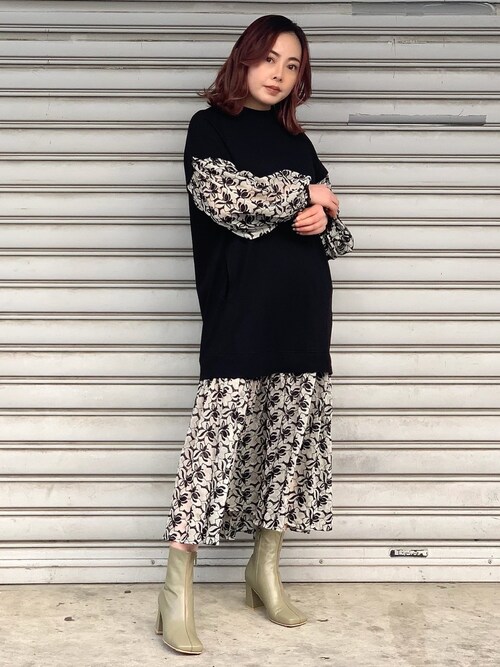 五十嵐 あや Lui S Ex Store 湘南店 Claneのワンピースを使ったコーディネート Wear