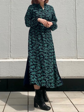 「Lui's（ルイス）のアイテム（ワンピース/ドレス）」を使った、五十嵐 あやさん（レディース・159cm）の春コーディネート