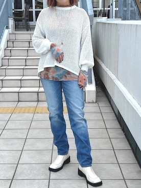 五十嵐 あやさん（レディース・159cm）の春コーディネート