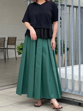 「Lui's（ルイス）のアイテム（シューズ）」を使った、五十嵐 あやさん（レディース・159cm）の夏コーディネート