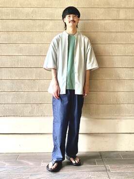 デニムワイドパンツ のメンズ人気ファッションコーディネート Wear