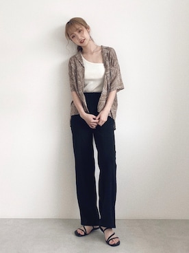 Nanamiさん（レディース・155cm）の夏コーディネート