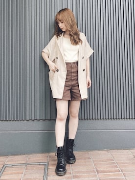 Nanamiさん（レディース・155cm）の夏コーディネート