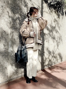 Nanamiさん(レディース・155cm)の冬コーディネート