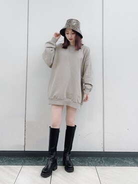 Nanamiさん(レディース・155cm)の冬コーディネート