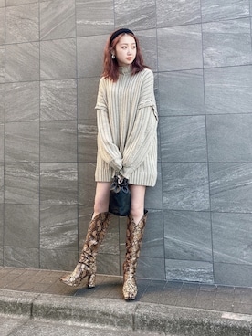 Nanamiさん（レディース・155cm）の春コーディネート